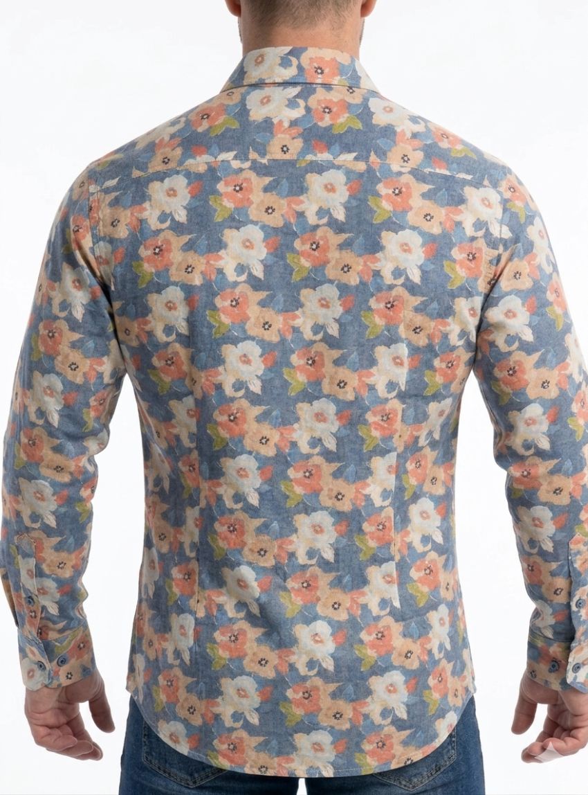 Camisa flores grandes de Corsare