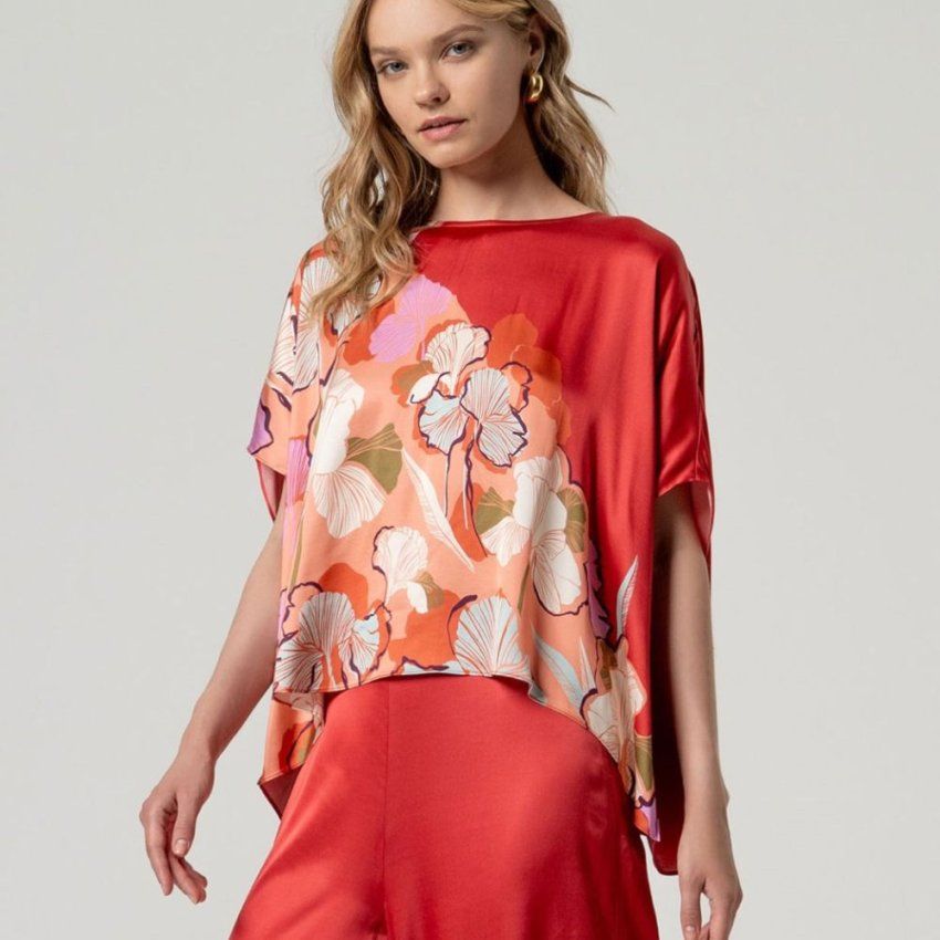 Blusa caldera con estampado de Surkana