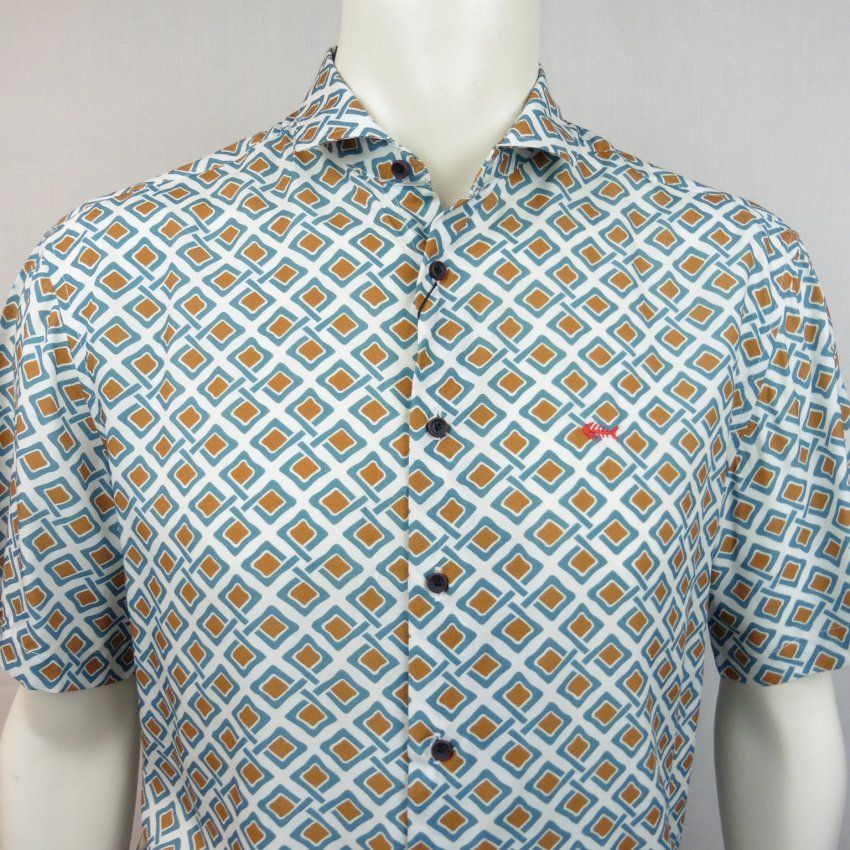 Camisa rombos deformes de Dark & Fish