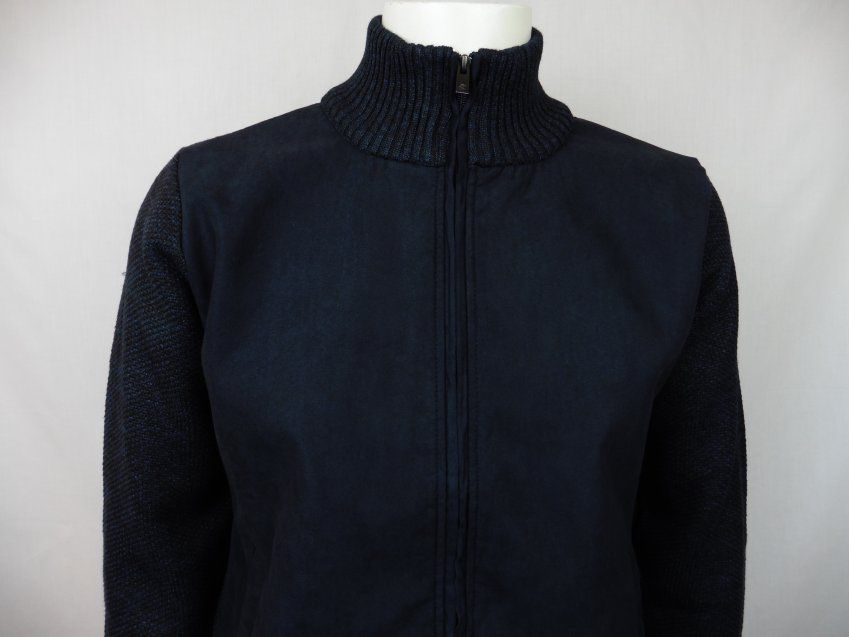 Chaqueta punto marino de Dos Galgos