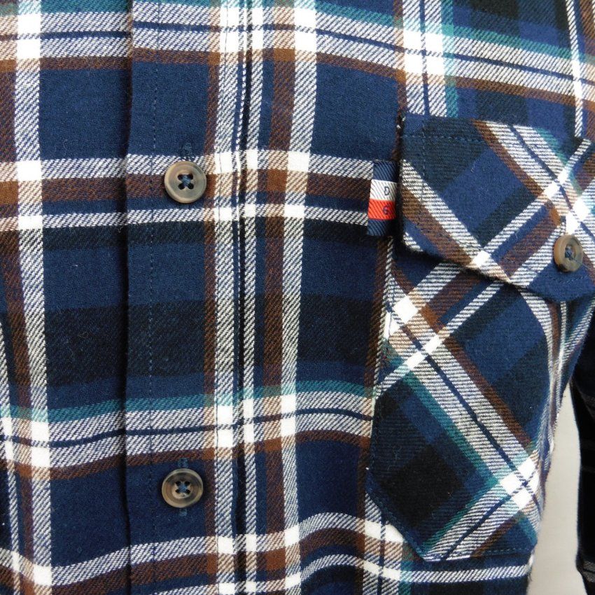 Camisa 2 bolsillos viella cuadros de Dos Galgos