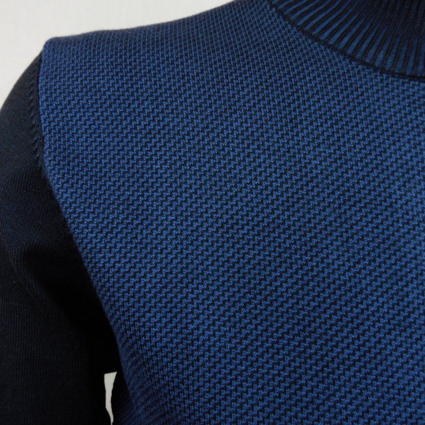 Chaqueta punto azul de Dos Galgos