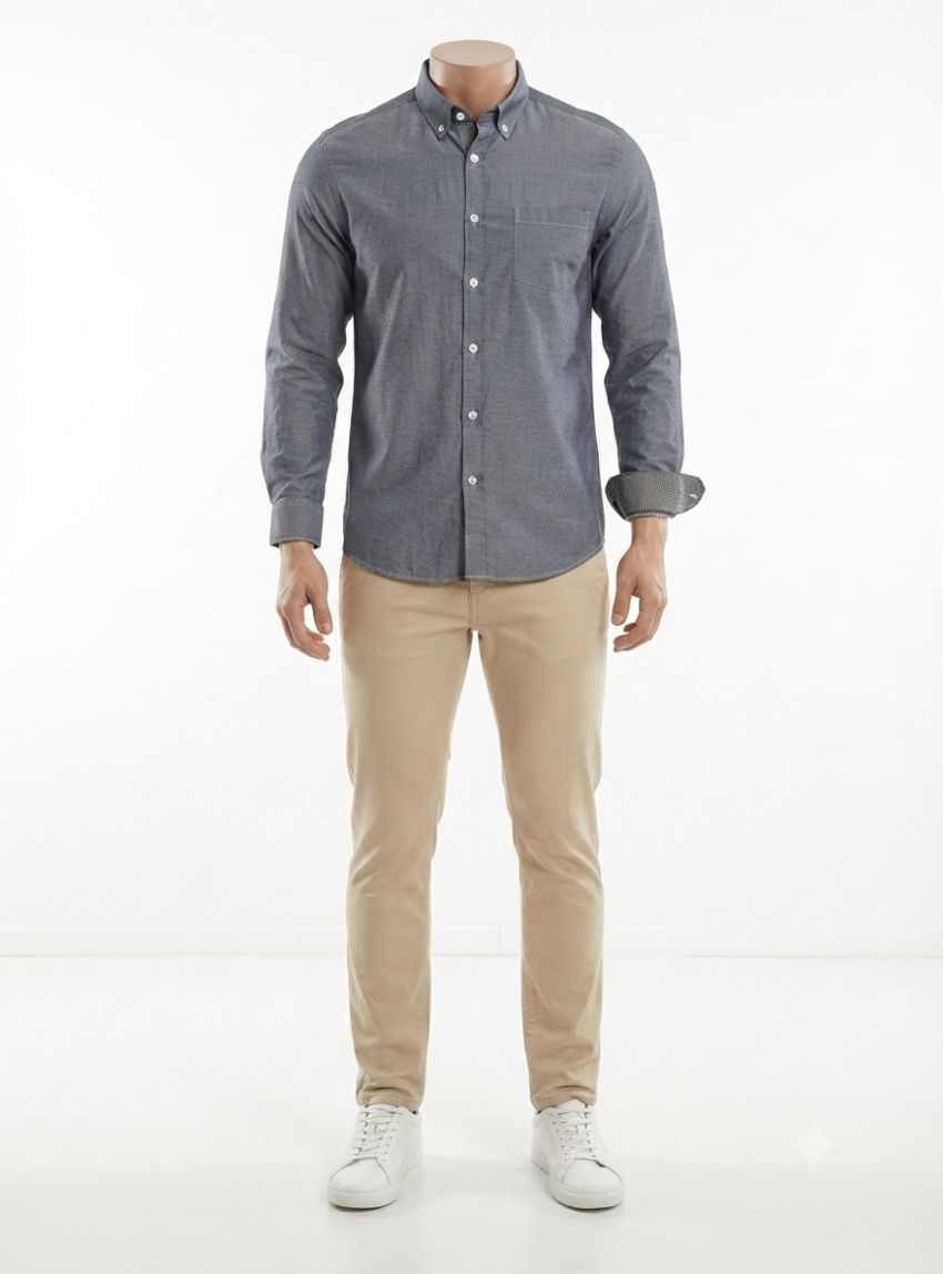 Camisa marino mil puntos de Corsare