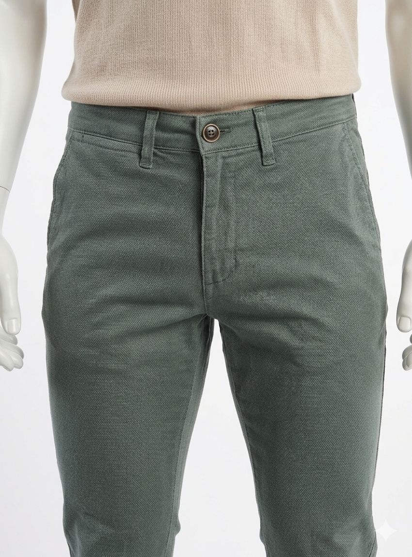 Pantalón verde mini dibujo de West