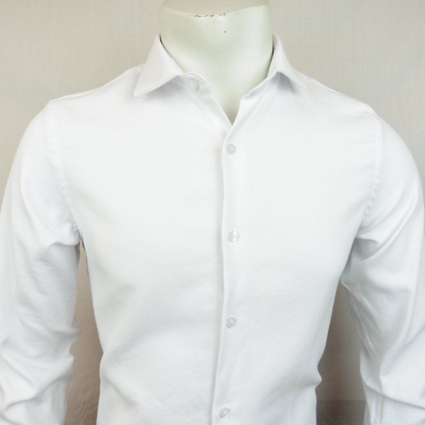 Camisa blanca relieve de Glaas