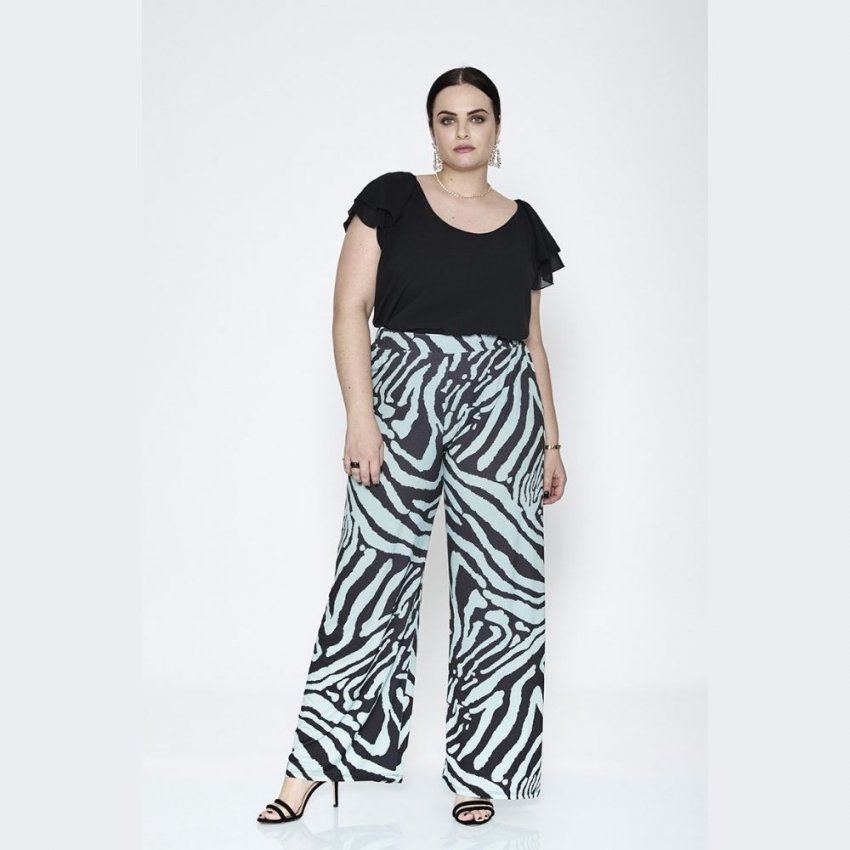 Pantalón estampado cebra de SPG Woman