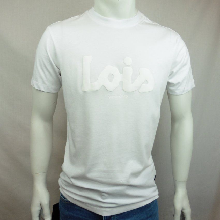 Camiseta blanca letras al tono de Lois