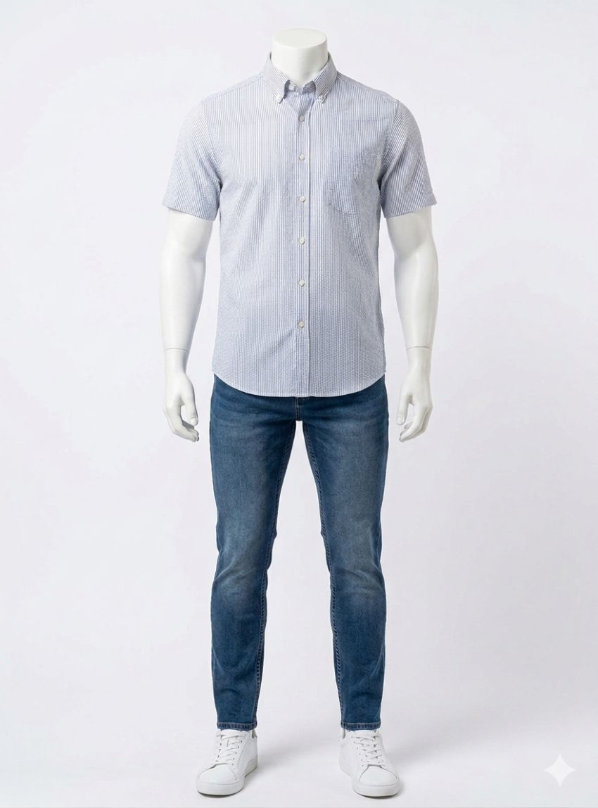 Camisa rayas azules de Corsare