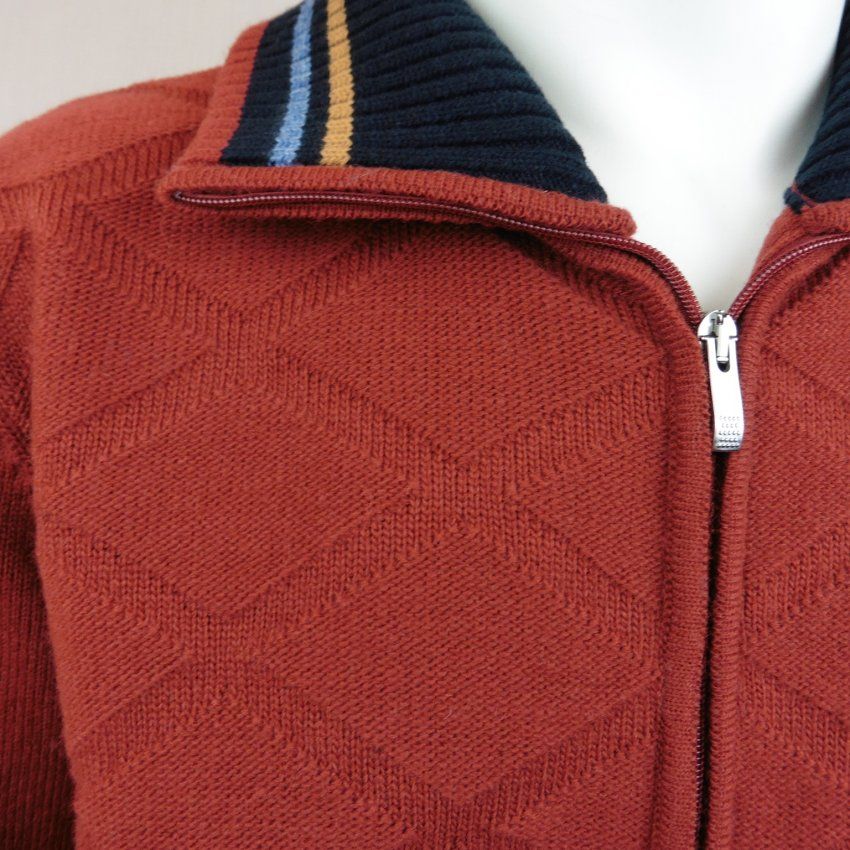 Chaqueta punto calabaza de Tomé