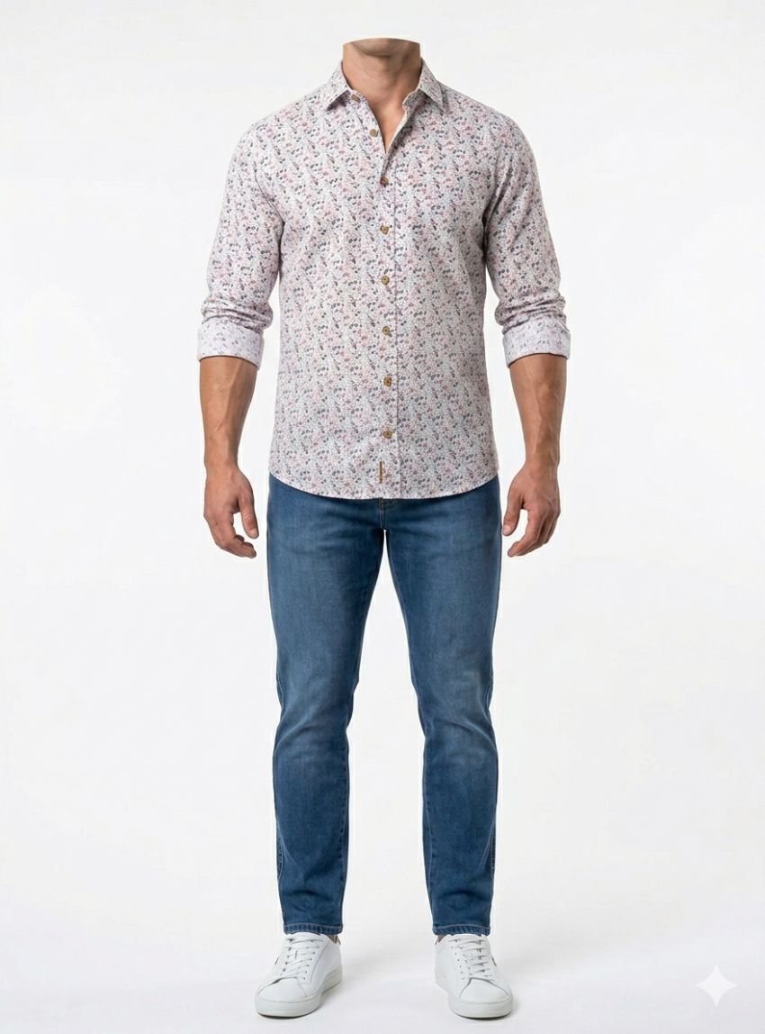 Camisa flores de Corsare