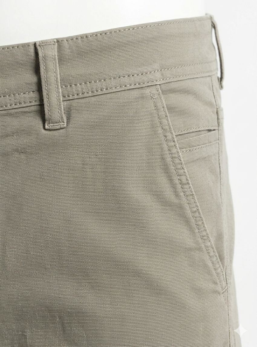 Pantalón micro dibujo beige de Tayron's
