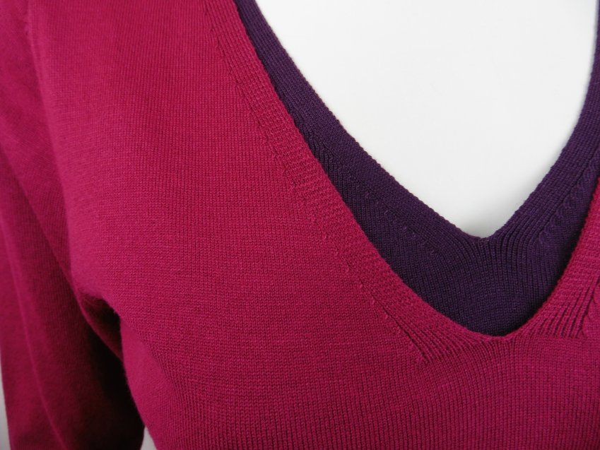 Jersey pico doble buganvilla de WNT Collection