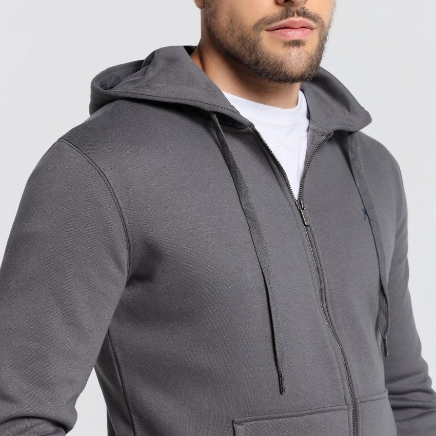 Sudadera gris cremallera de Lois