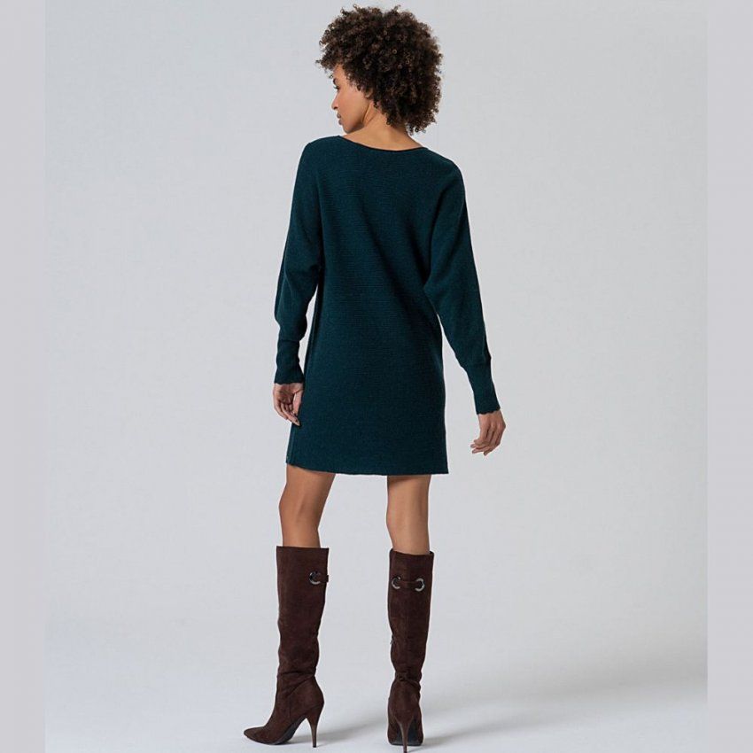 Vestido punto verde de Surkana