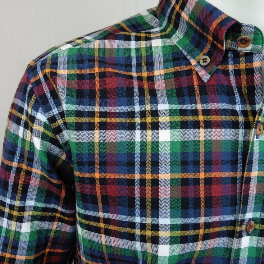 Camisa cuadros multi color de Corsare
