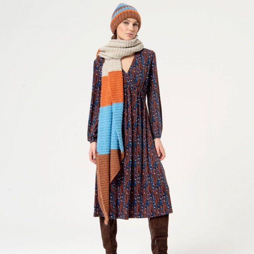 Foulard grueso multicolor de Surkana