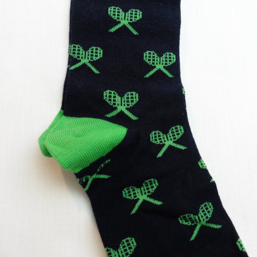 Calcetines raquetas verdes de Jorigu