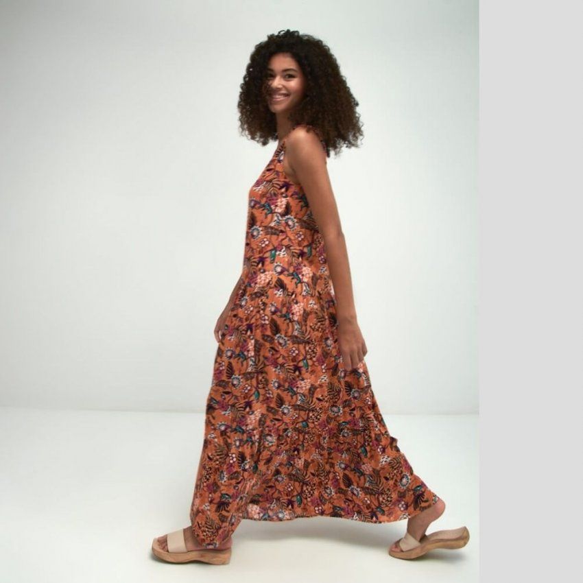 Vestido largo jungla de Surkana