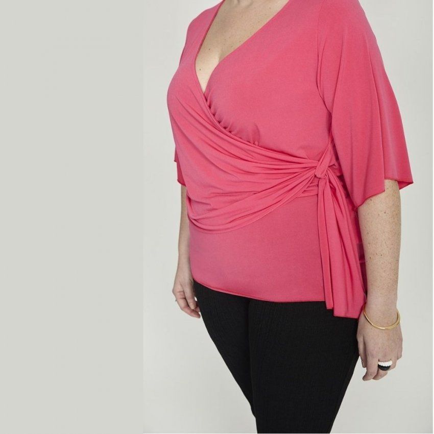 Camiseta cruzada geranio de SPG Woman