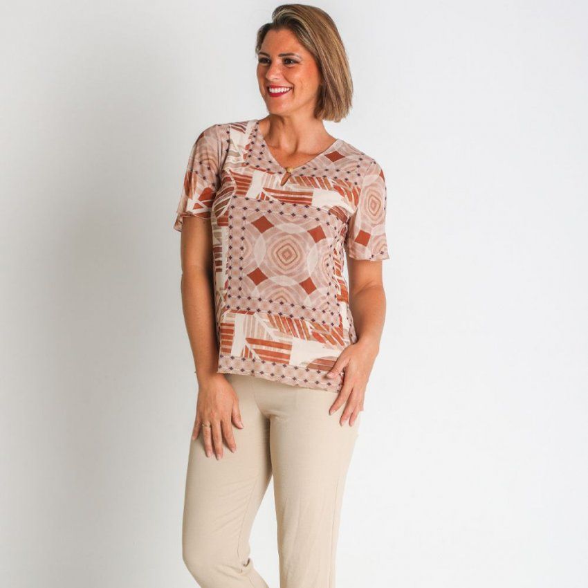 Camiseta tul manga corta de Nayat