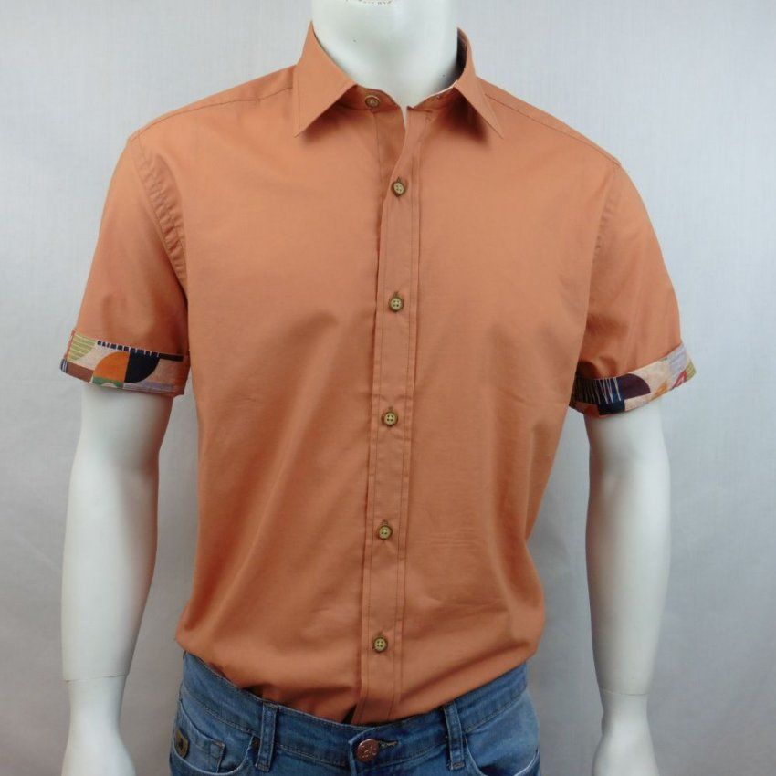 Camisa voile naranja de Corsare