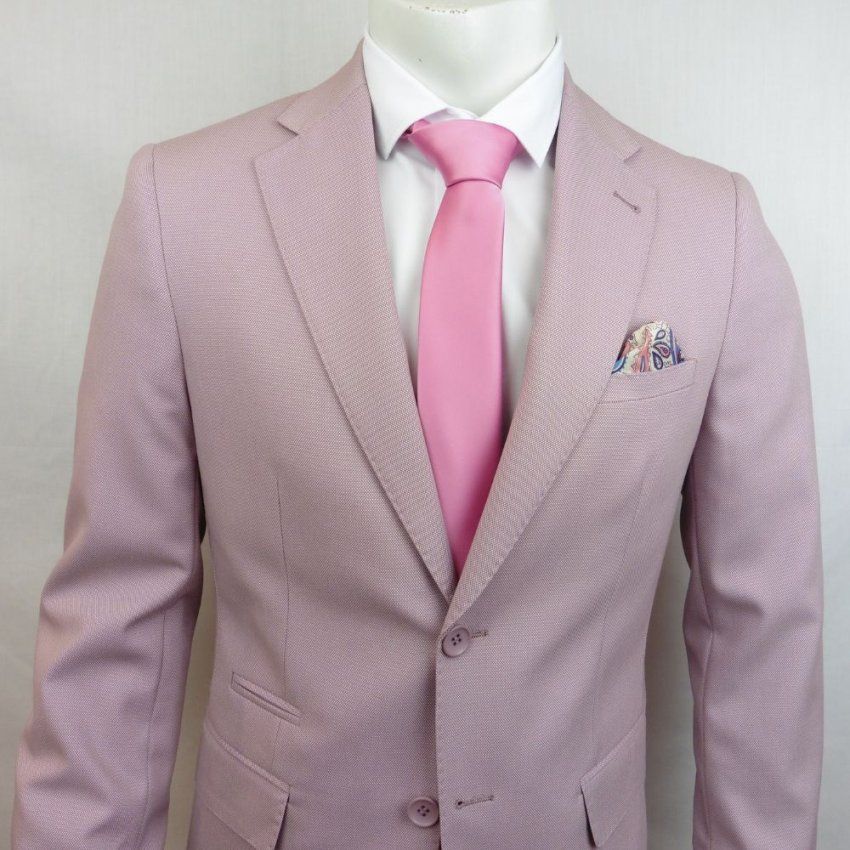 Traje rosa mini dibujo de Alexander & Co.