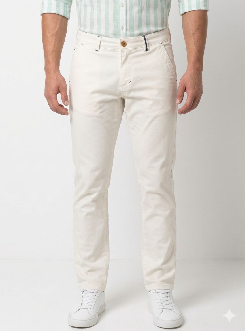 Pantalón blanco de Yellow Skin