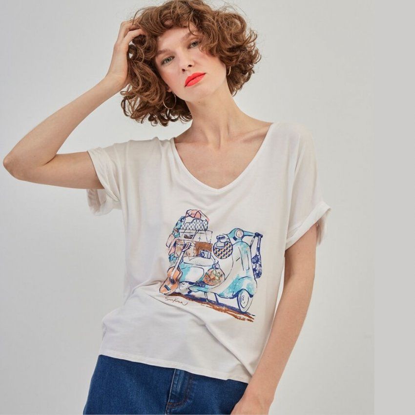 Camiseta vespa de Surkana