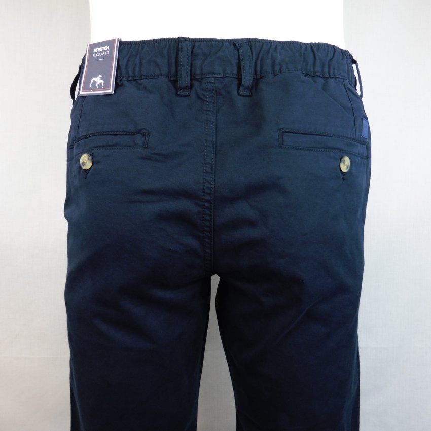 Pantalón goma azul marino de Dos Galgos