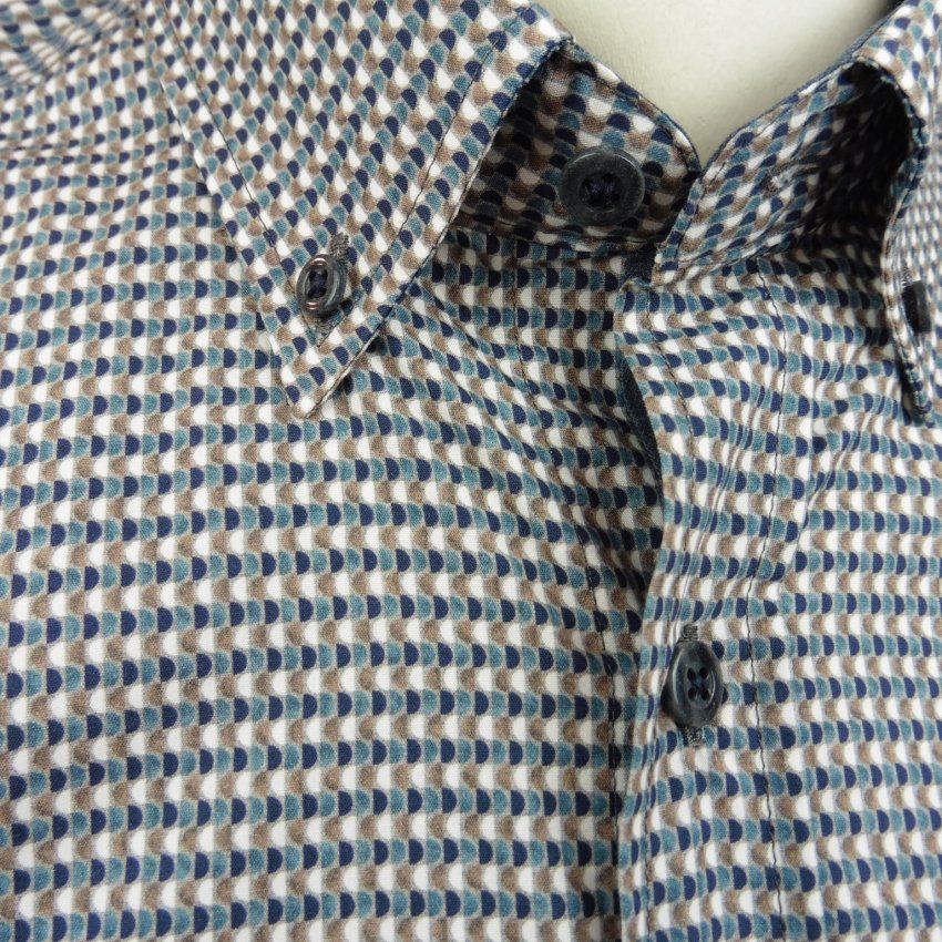 Camisa dibujo geométrico pequeño de Corsare