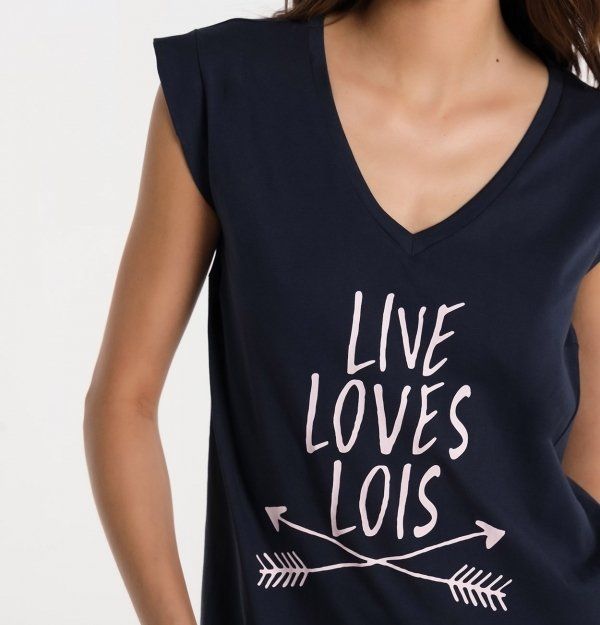 Camiseta flechas marino de Lois