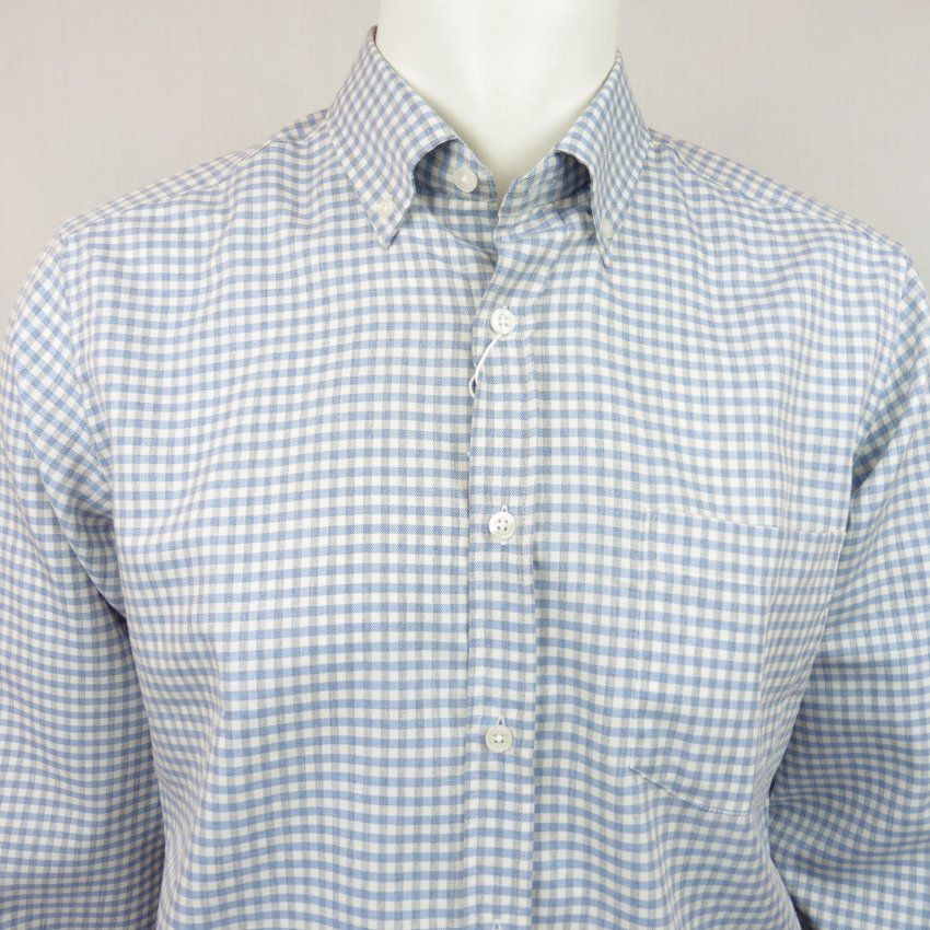 Camisa cuadros gris y azul de Corsare