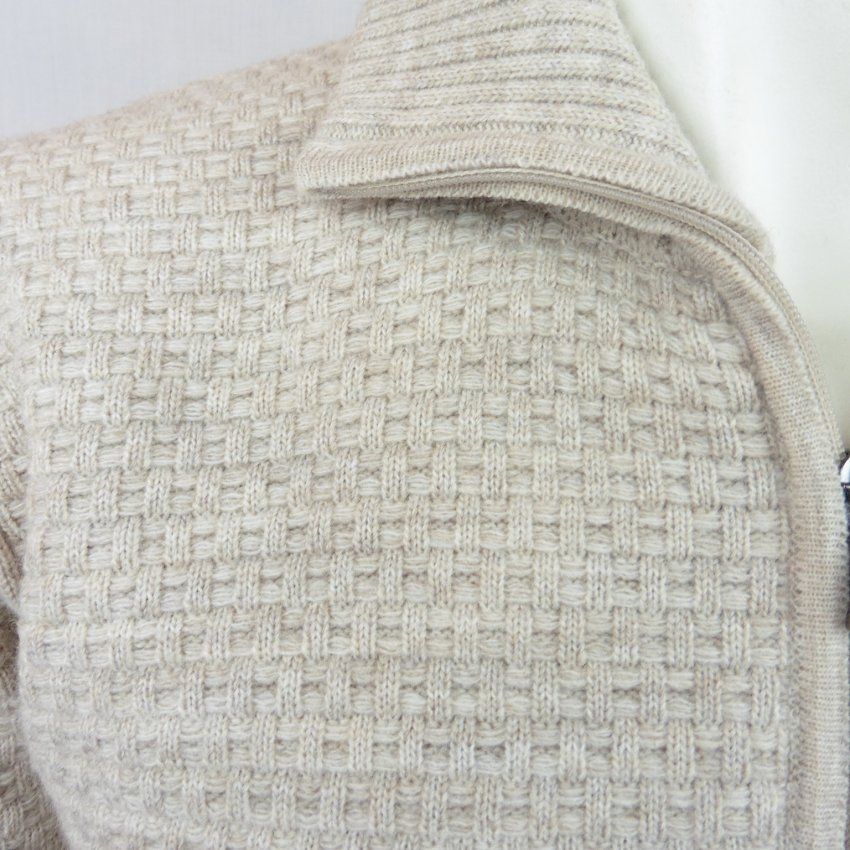 Chaqueta punto beige de Tomé