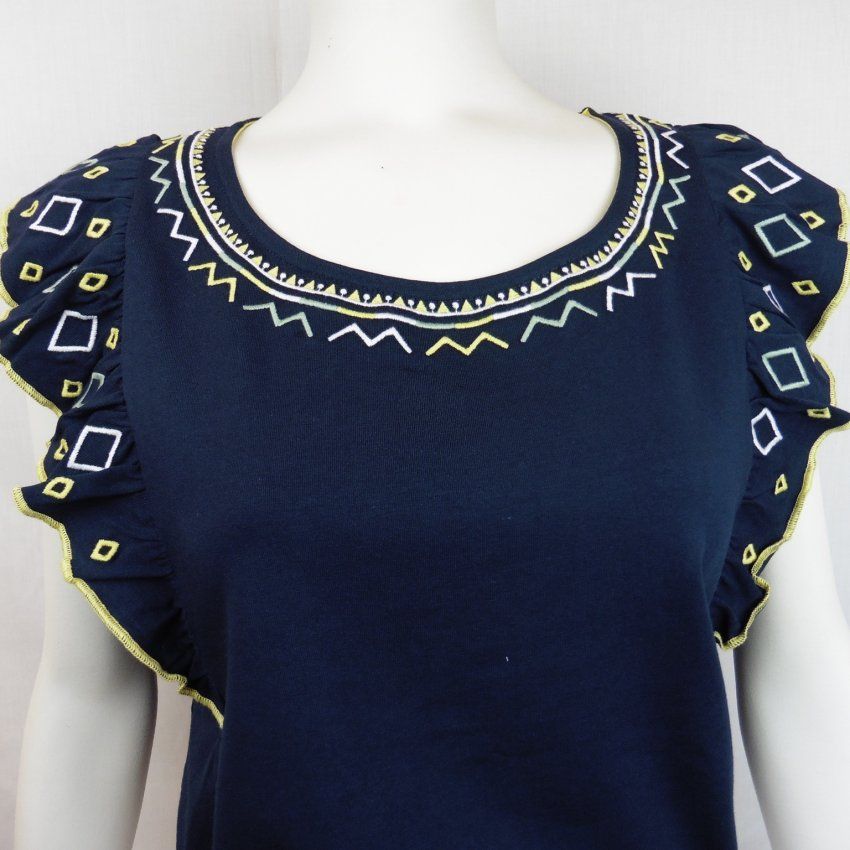 Camiseta algodón azul marino de WNT Collection