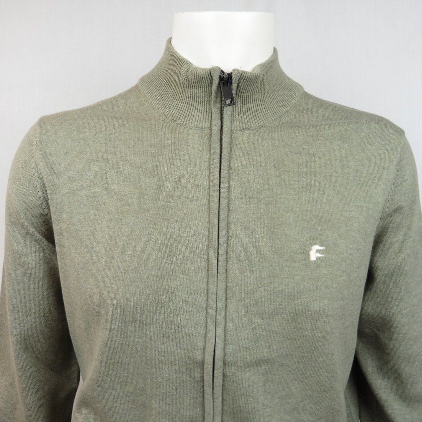 Chaqueta punto verde jaspe de Dos Galgos