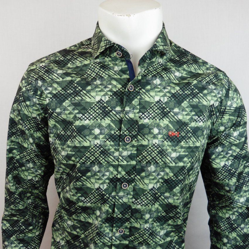 Camisa estampado verde de Dark & Fish