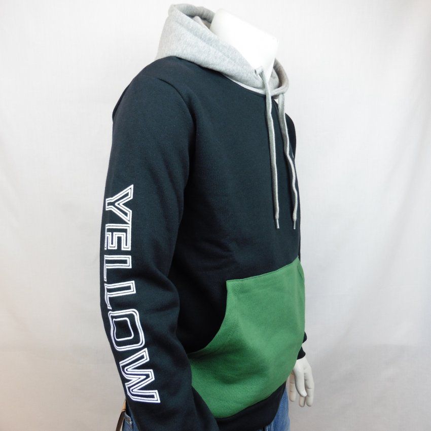 Sudadera azul marino con verde de Yellow Skin