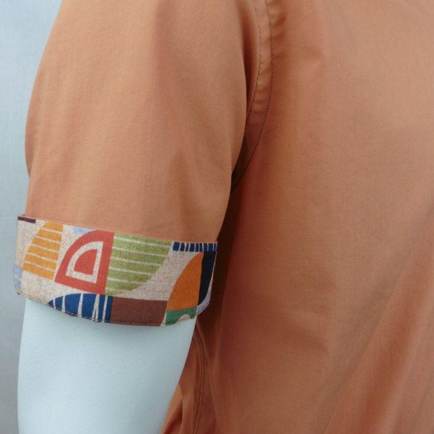 Camisa voile naranja de Corsare