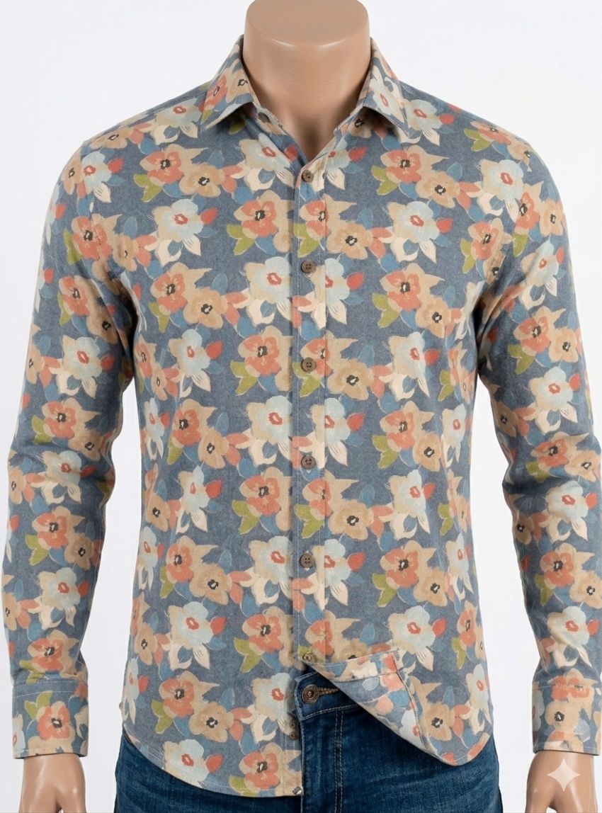 Camisa flores grandes de Corsare