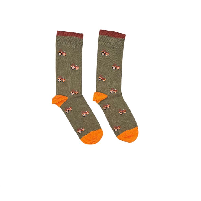 Calcetines tractor verde de Jorigu