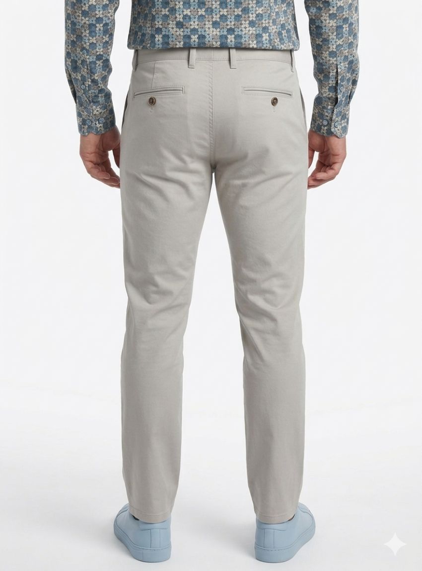 Pantalón gris perla de West