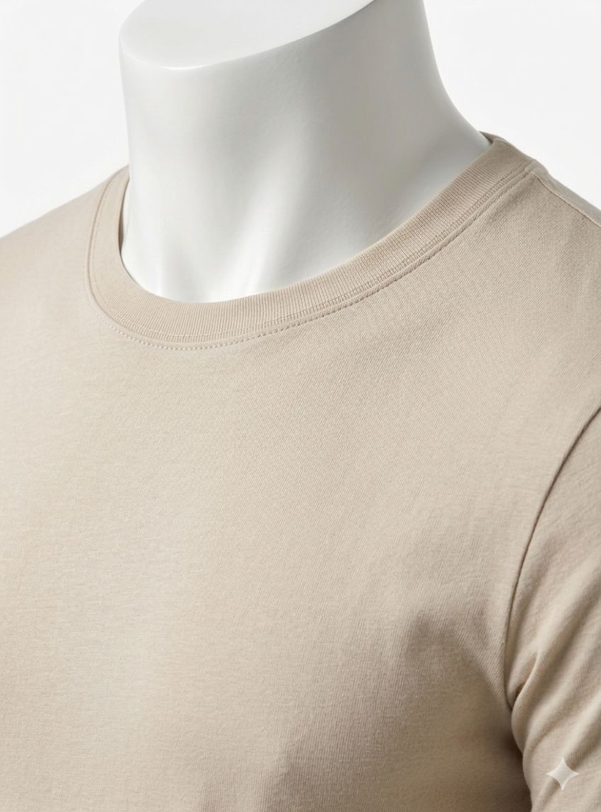 Camiseta algodón arena de Dos Galgos