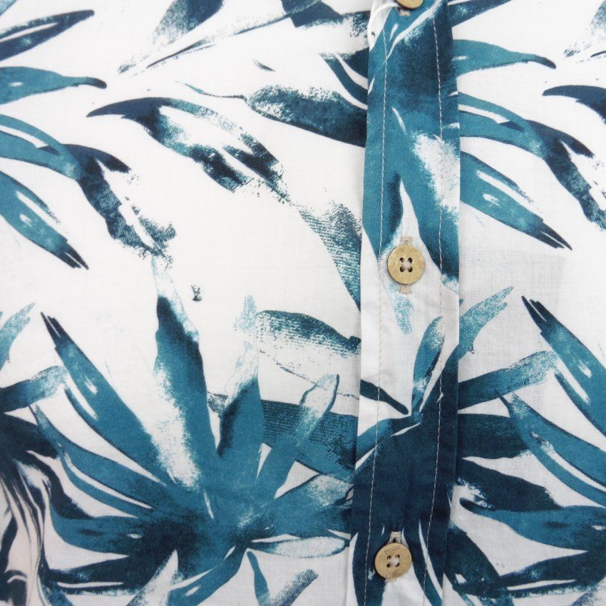 Camisa palmeras azules de Corsare