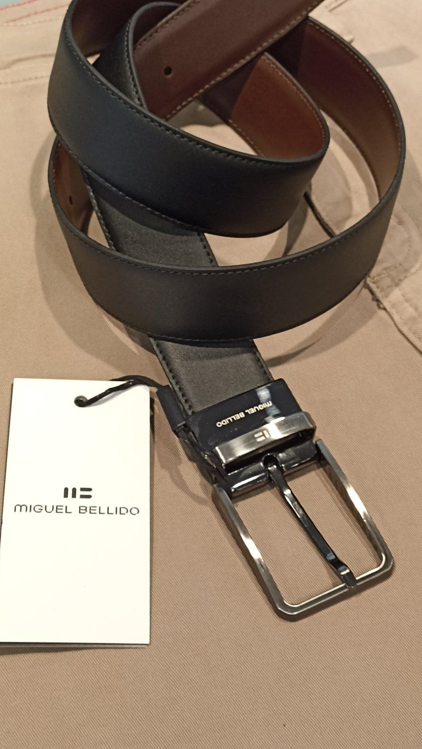 Cinturón reversible de Miguel Bellido