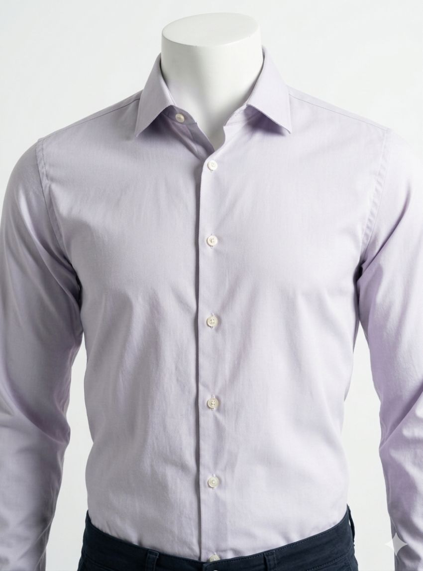 Camisa elástica gris perla de Corsare