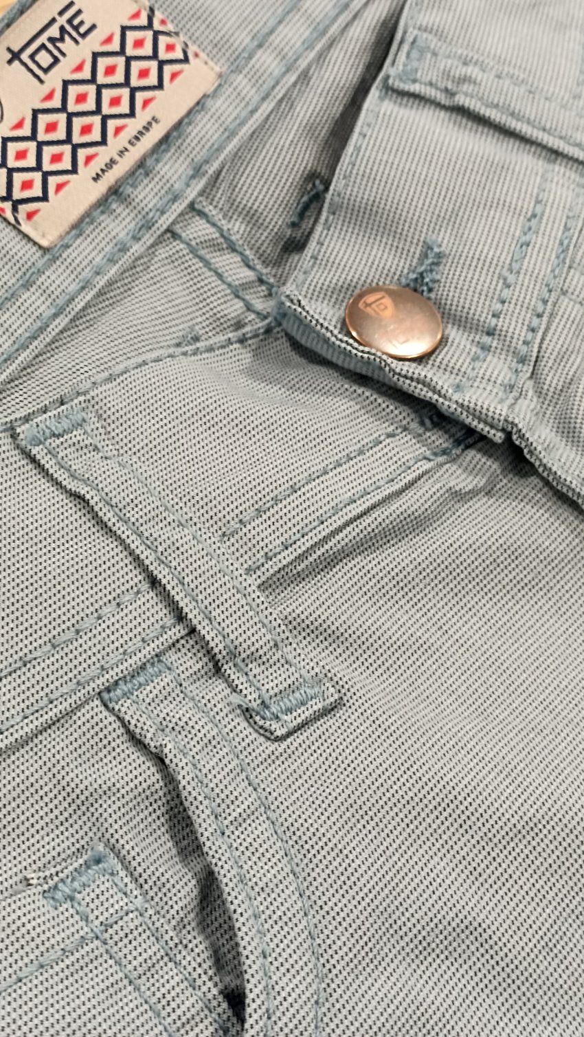 Pantalón corto verde agua mil puntos de Tomé