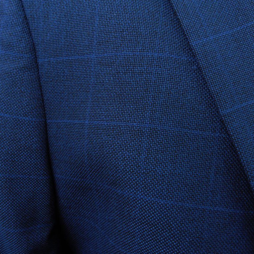 Americana cuadros azul de Alexander & Co.