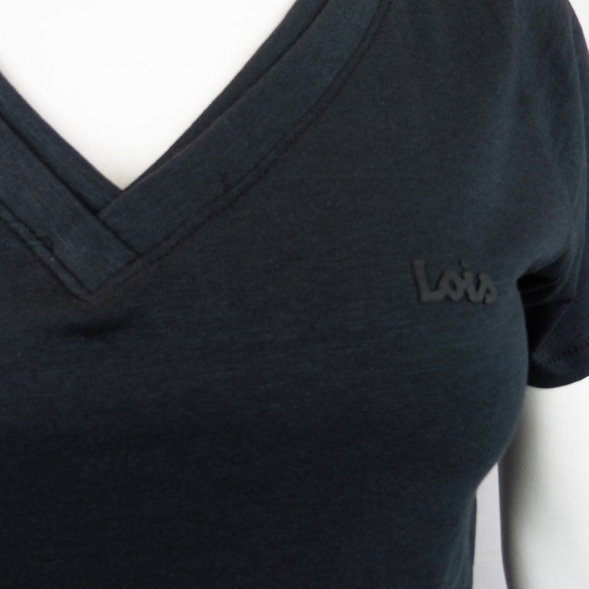 Camiseta pico gris de Lois