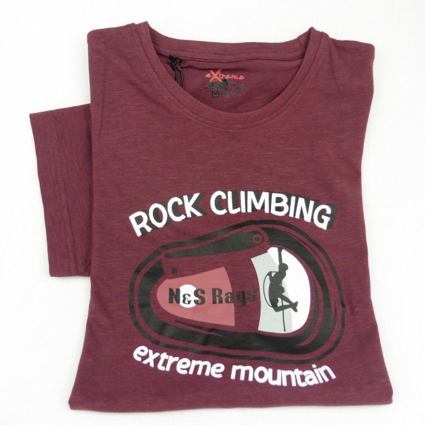 Camiseta granate de N&S