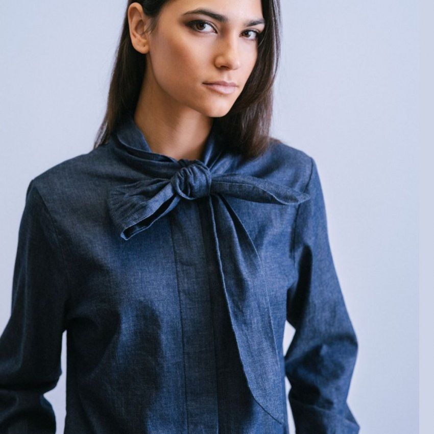 Camisa lazada vaquera de WNT Collection